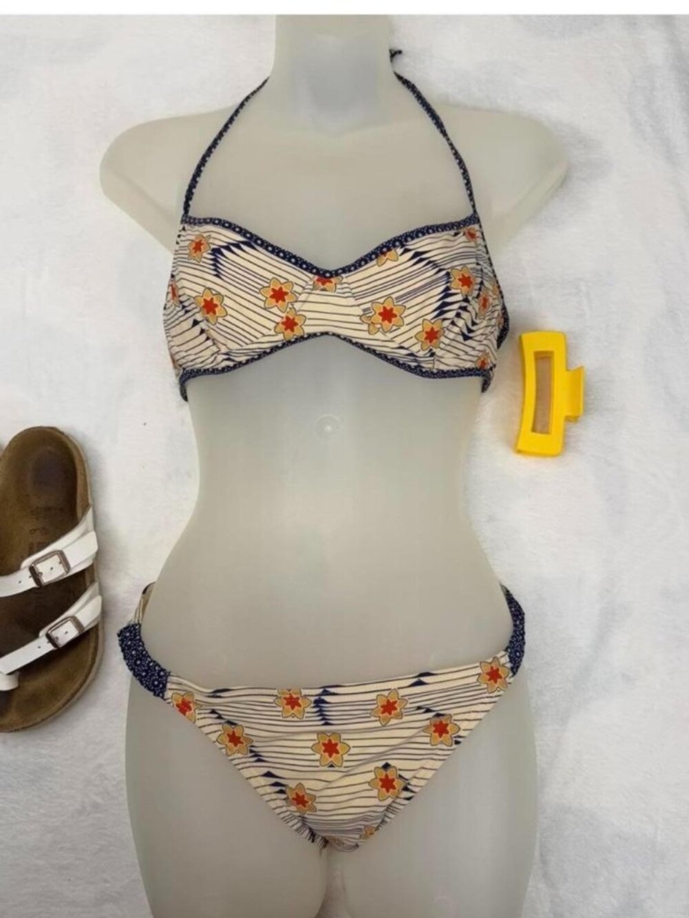 Marc Jacob’s Multi-coloured bikini set with floral pattern